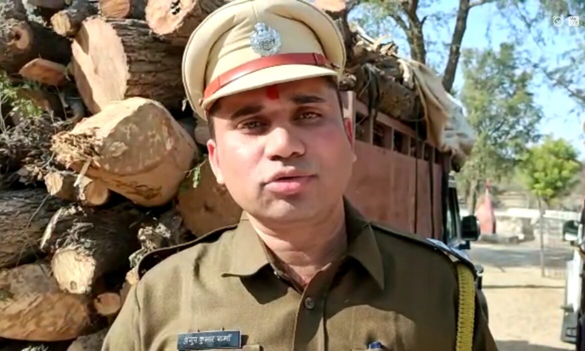 क्षेत्रीय वन अधिकारी रैजर अनुप शर्मा एपीओ, राजस्थान प्रधान वन सरक्षक डीएन पांडेय ने किया है एपीओ