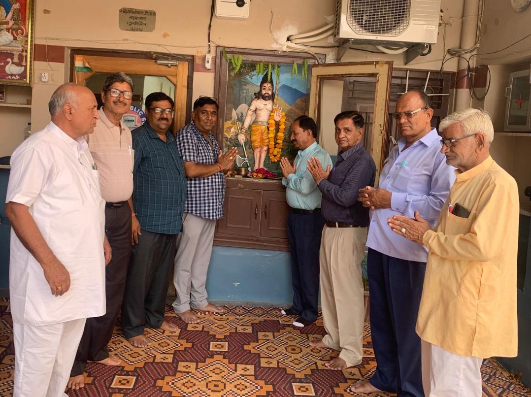 गौड़ विप्र महासभा में मनाया भगवान परशुराम की जयंती