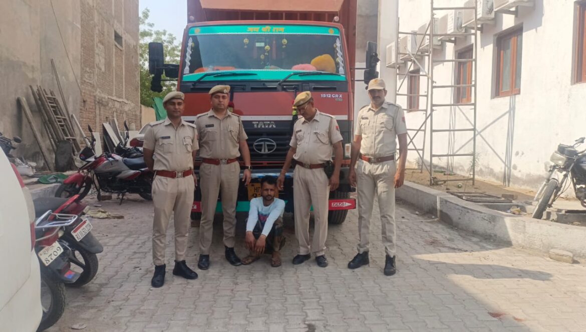 पुलिस ने ढाई करोड़ रुपए की कीमत का 1260 किलो अवैध डोडा पोस्त सहित 1 को किया गिरफ्तार, बंद कंटेनर में 63 कट्टो में भरा हुआ था डोडा पोस्त